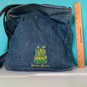 Denim tote